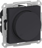 Светорегулятор поворотно-нажимной Schneider Electric Atlas Design 630 Вт, карбон