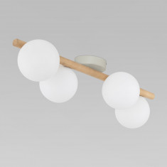 Потолочный светильник со стеклянными плафонами 5769 Estera Wood &mdash; Multielectrika