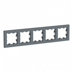 Рамка Schneider Electric Atlas Design на 5 постов, грифель &mdash; Multielectrika