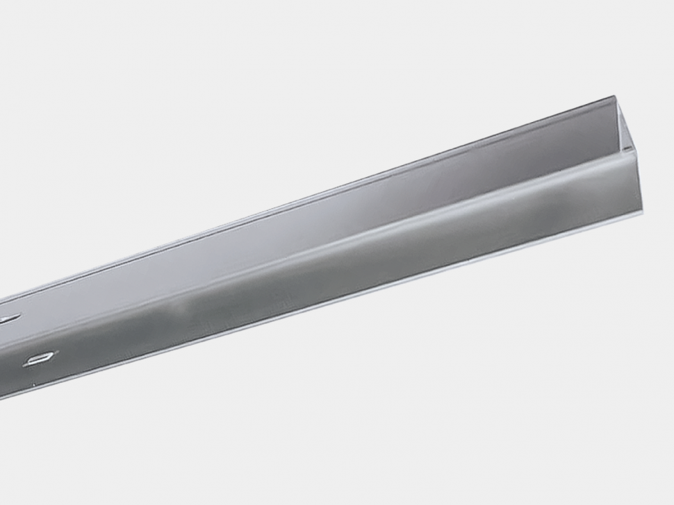 Алюминиевый монтажный профиль для ленты, 1м, MNT-CC2120-AL1M фото 1 — Multielectrika