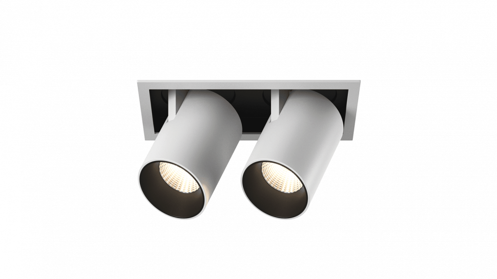 Встраиваемый LED светильник  GL 7117-2/12W  двойной  12 W 4000K SPL-SQ2-12-NW фото 1 &mdash; Multielectrika