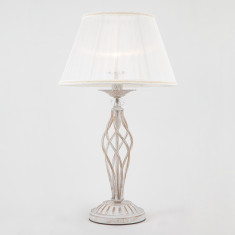 Настольная лампа 01002/1 белый с золотом &mdash; Multielectrika