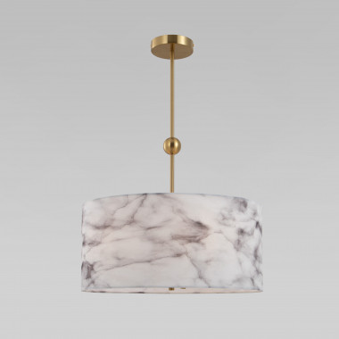 Потолочный светильник с тканевым абажуром 60174/5 латунь — Multielectrika