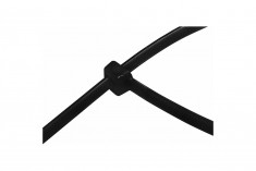 Стяжка кабельная нейлоновая Rexant 250x4,8мм, черная (100 шт/уп) &mdash; Multielectrika