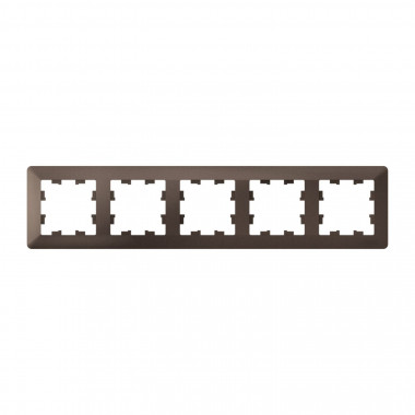 Рамка на 5 постов Systeme Electric AtlasDesign Air мокко — Multielectrika