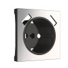 Накладка для USB розетки (глянцевый никель) W1179502 фото 1 — Multielectrika