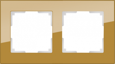 Рамка на 2 поста (бронзовый) WL01-Frame-02 — Multielectrika