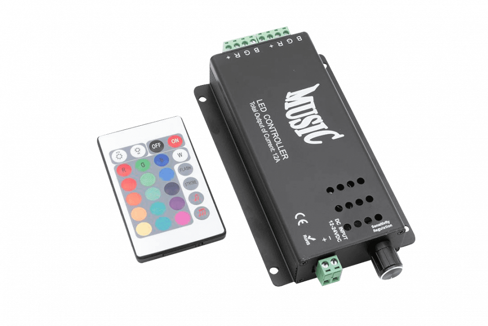 Контроллер для ленты SWG IR-RGB-12A-music фото 1 — Multielectrika