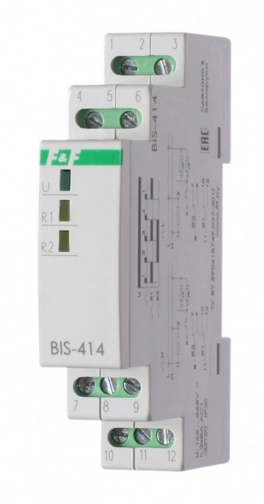 Реле импульсный (бистабильный) BIS-414 — Multielectrika