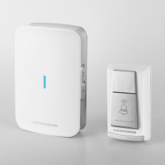 Звонок беспроводной WL 36M IP44 белый DBQ19M WL 36M IP44 белый &mdash; Multielectrika