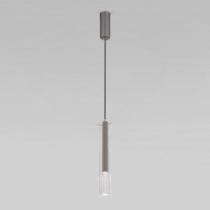 Подвесной светильник LED со стеклянным плафоном 50254/1 LED графит &mdash; Multielectrika