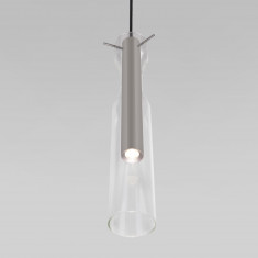 Подвесной светильник LED со стеклянным плафоном 50254/1 LED графит &mdash; Multielectrika