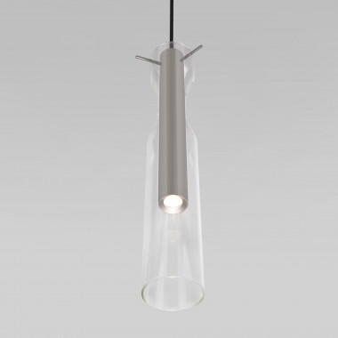 Подвесной светильник LED со стеклянным плафоном 50254/1 LED графит — Multielectrika