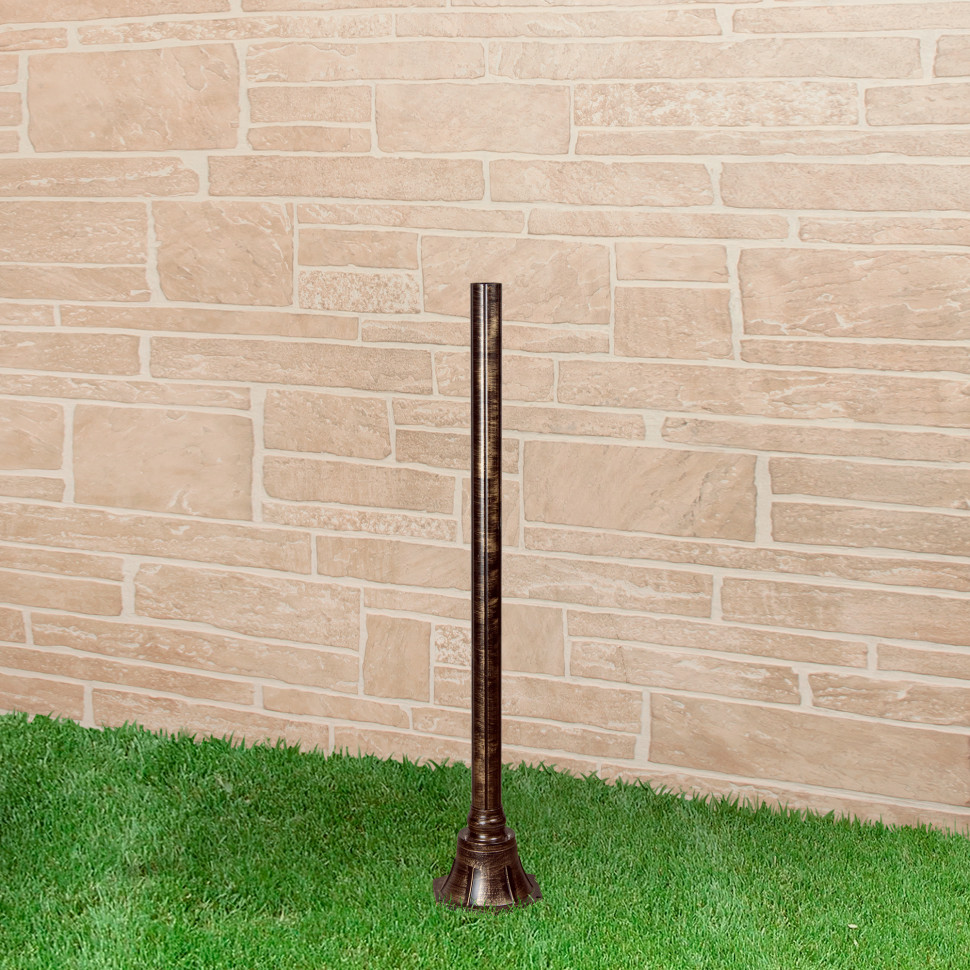 Столб для светильника 1043 120 см черное золото A023552 фото 1 — Multielectrika