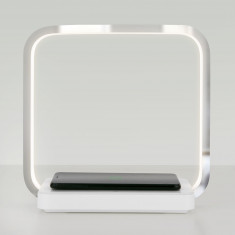 Светодиодная настольная лампа с беспроводной зарядкой QI 80502/1 хром &mdash; Multielectrika