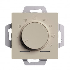 Термостат для теплого пола Systeme Electric AtlasDesign с датчиком, 10A, песочный &mdash; Multielectrika