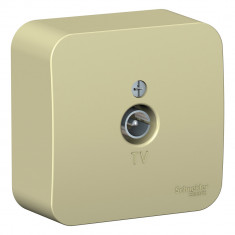 Розетка TV Systeme Electric Blanca бежевая &mdash; Multielectrika