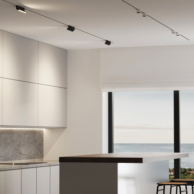 Mini Magnetic Трековый светильник 12W 3000K черный 85208/01 — Multielectrika