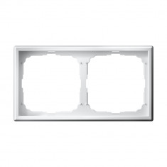 Рамка на 2 поста Systeme Electric ArtGallery универсальная, белый &mdash; Multielectrika