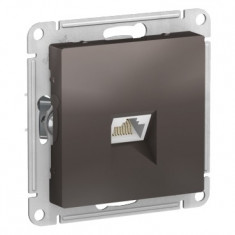 Розетка Schneider Electric Atlas Design RJ-45 кат. 6a, мокко &mdash; Multielectrika