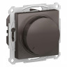 Светорегулятор поворотно-нажимной Schneider Electric Atlas Design 630 Вт, мокко