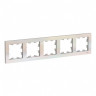 Рамка Schneider Electric Atlas Design на 5 постов, жемчуг