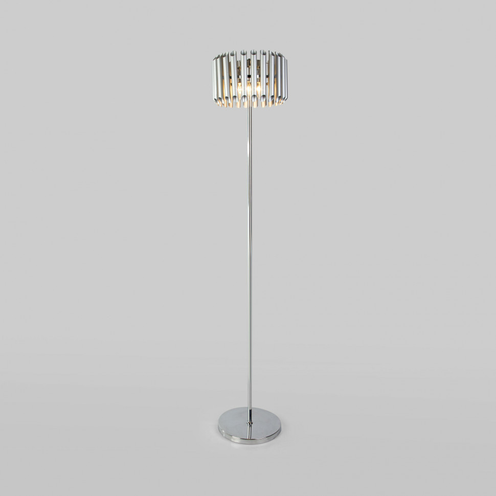 Торшер 01107/4 серебро фото 1 — Multielectrika