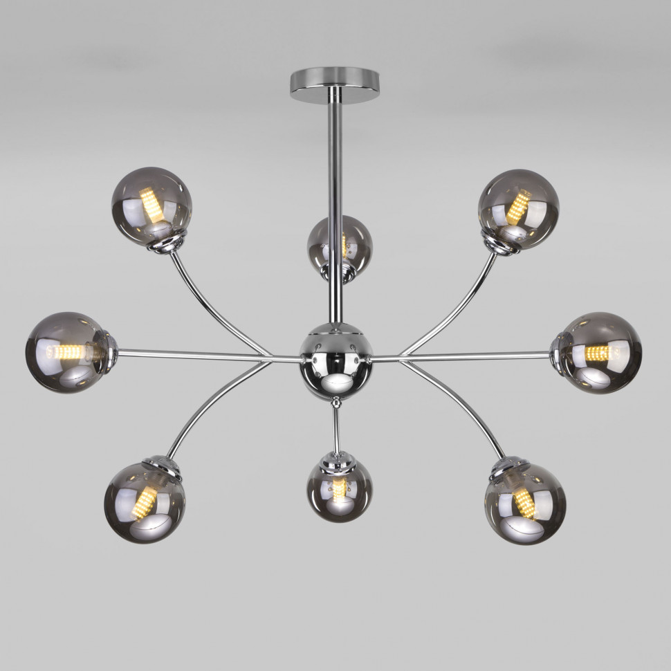 Потолочный светильник с тонированными плафонами 30179 хром фото 1 — Multielectrika