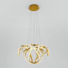 Подвесной светодиодный светильник в стиле минимализм 90138/2 золото &mdash; Multielectrika