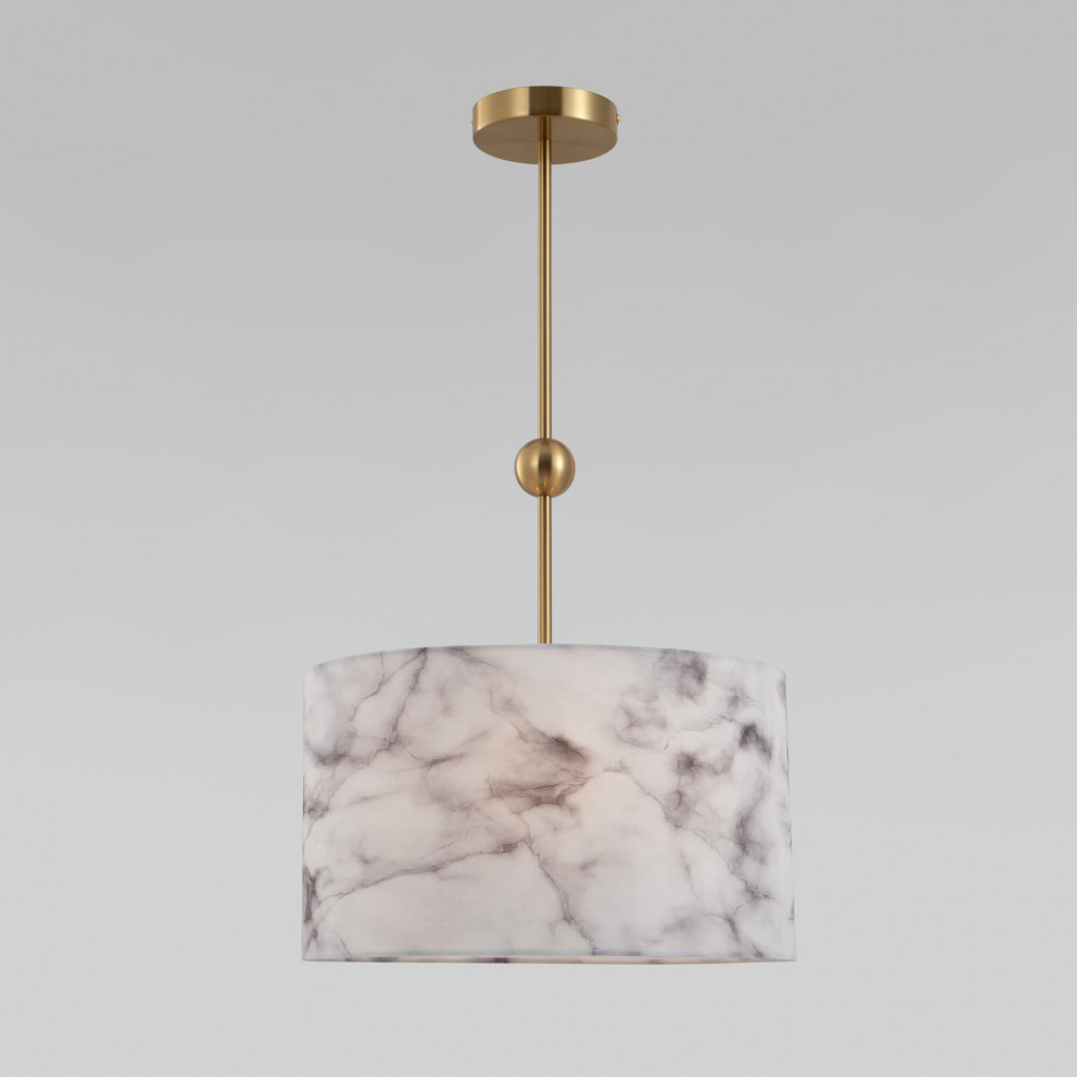 Потолочный светильник с тканевыми абажурами 60174/3 латунь фото 1 — Multielectrika