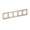Рамка на 5 постов Systeme Electric AtlasDesign Air песочный фото 1 — Multielectrika