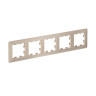 Рамка на 5 постов Systeme Electric AtlasDesign Air песочный