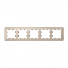 Рамка на 5 постов Systeme Electric AtlasDesign Air песочный &mdash; Multielectrika