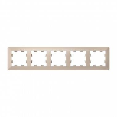 Рамка на 5 постов Systeme Electric AtlasDesign Air песочный — Multielectrika