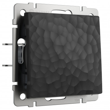 Выключатель одноклавишный Hammer (Hammar черный) W1210008 — Multielectrika