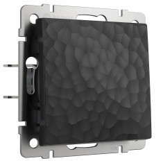 Выключатель одноклавишный Hammer (Hammar черный) W1210008 &mdash; Multielectrika