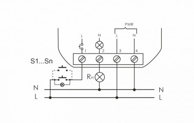 Реле импульсный (бистабильный) BIS-402 — Multielectrika