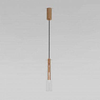 Подвесной светильник LED со стеклянным плафоном 50254/1 LED латунь — Multielectrika