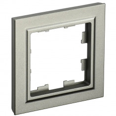 Рамка на 1 пост IEK Brite РУ-1-БрШ шампань &mdash; Multielectrika