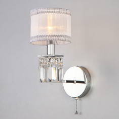 Настенный светильник с абажуром 10099/1 хром &mdash; Multielectrika