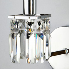 Настенный светильник с абажуром 10099/1 хром &mdash; Multielectrika