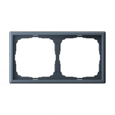 Рамка на 2 поста Systeme Electric ArtGallery универсальная, грифель &mdash; Multielectrika