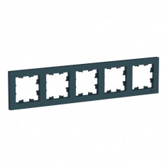 Рамка Schneider Electric Atlas Design на 5 постов, изумруд &mdash; Multielectrika