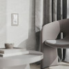 Рамка из поликарбоната на 2 поста Split дымчатый/белый, soft-touch W0023067 фото 2 &mdash; Multielectrika