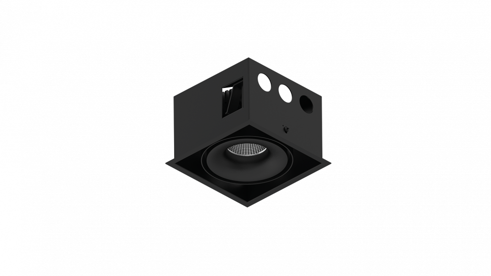 Карданный светильник COMBO-CRD1-BL, черный, без источника света фото 1 — Multielectrika
