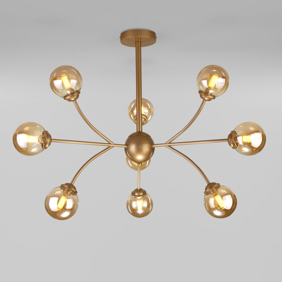 Потолочный светильник с плафонами 30179 матовое золото фото 1 — Multielectrika