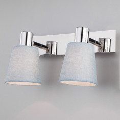 Настенный светильник 20080/2 хром / голубой &mdash; Multielectrika