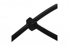 Стяжка кабельная нейлоновая Rexant 300x4,8мм, черная (100 шт/уп) &mdash; Multielectrika