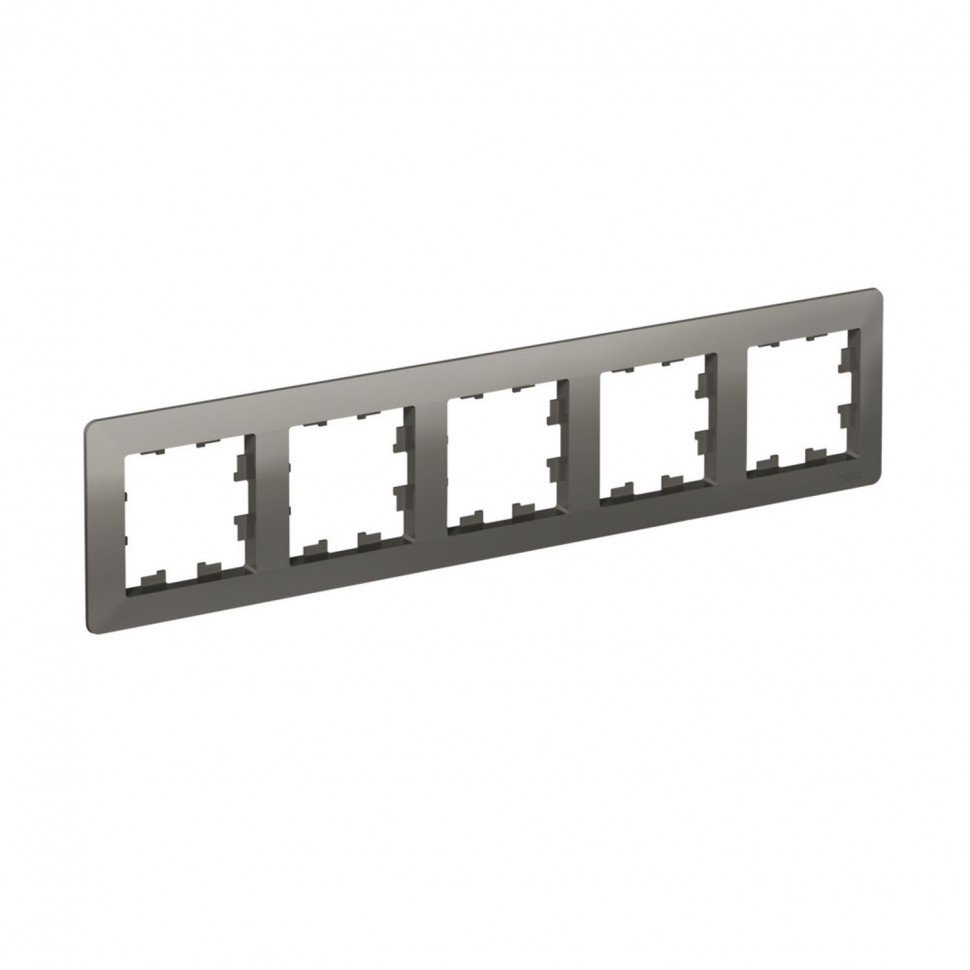 Рамка на 5 постов Systeme Electric AtlasDesign Air сталь фото 1 — Multielectrika