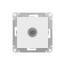 Розетка TV Systeme Electric AtlasDesign проходная, 4DB, лотос